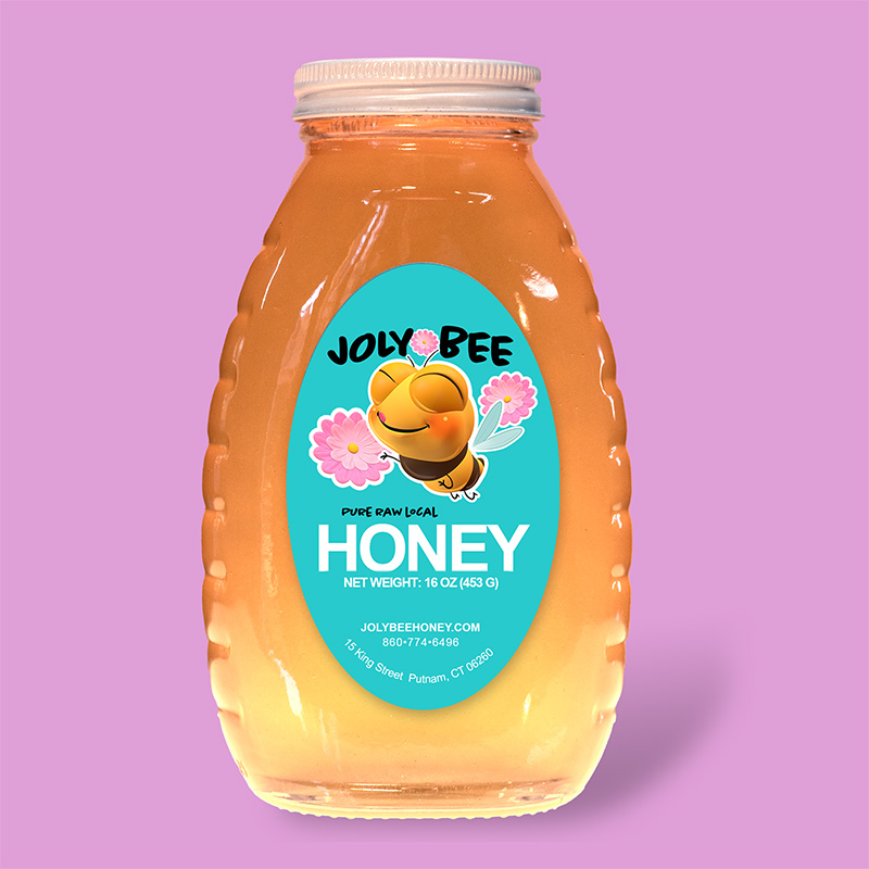 16oz Pure Raw Honey