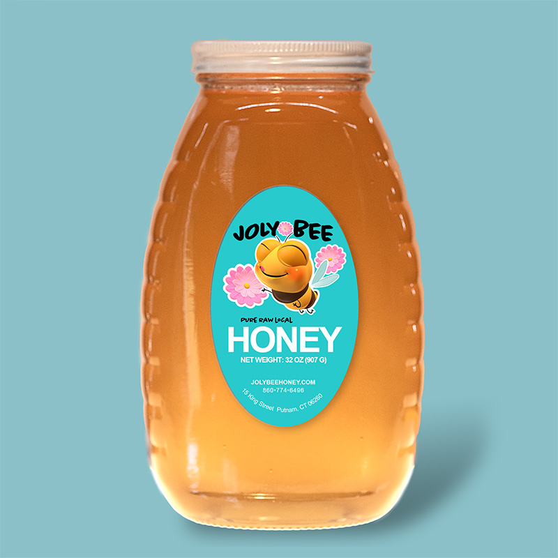 32oz Pure Raw Honey