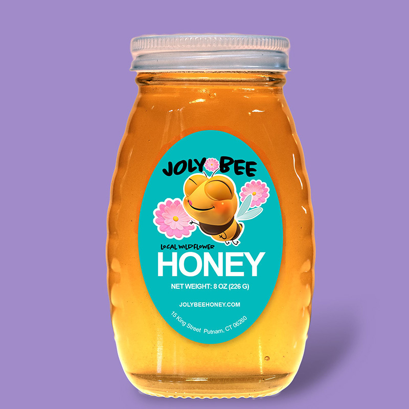 8oz Pure Raw Honey